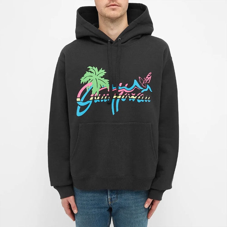 Gucci Hawaii Rainbow Print For Men Black 626989-XJCSP-1142 - 2