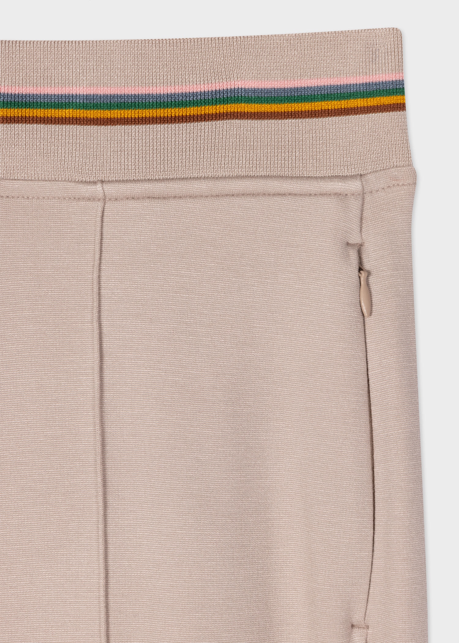 Oatmeal 'Signature Stripe' Wide-Leg Sweatpants - 2