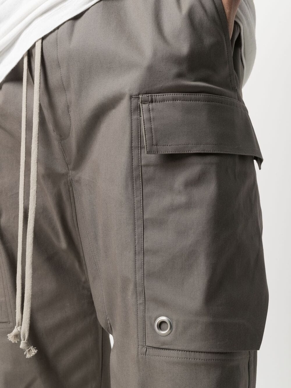 drop-crotch cargo trousers - 5