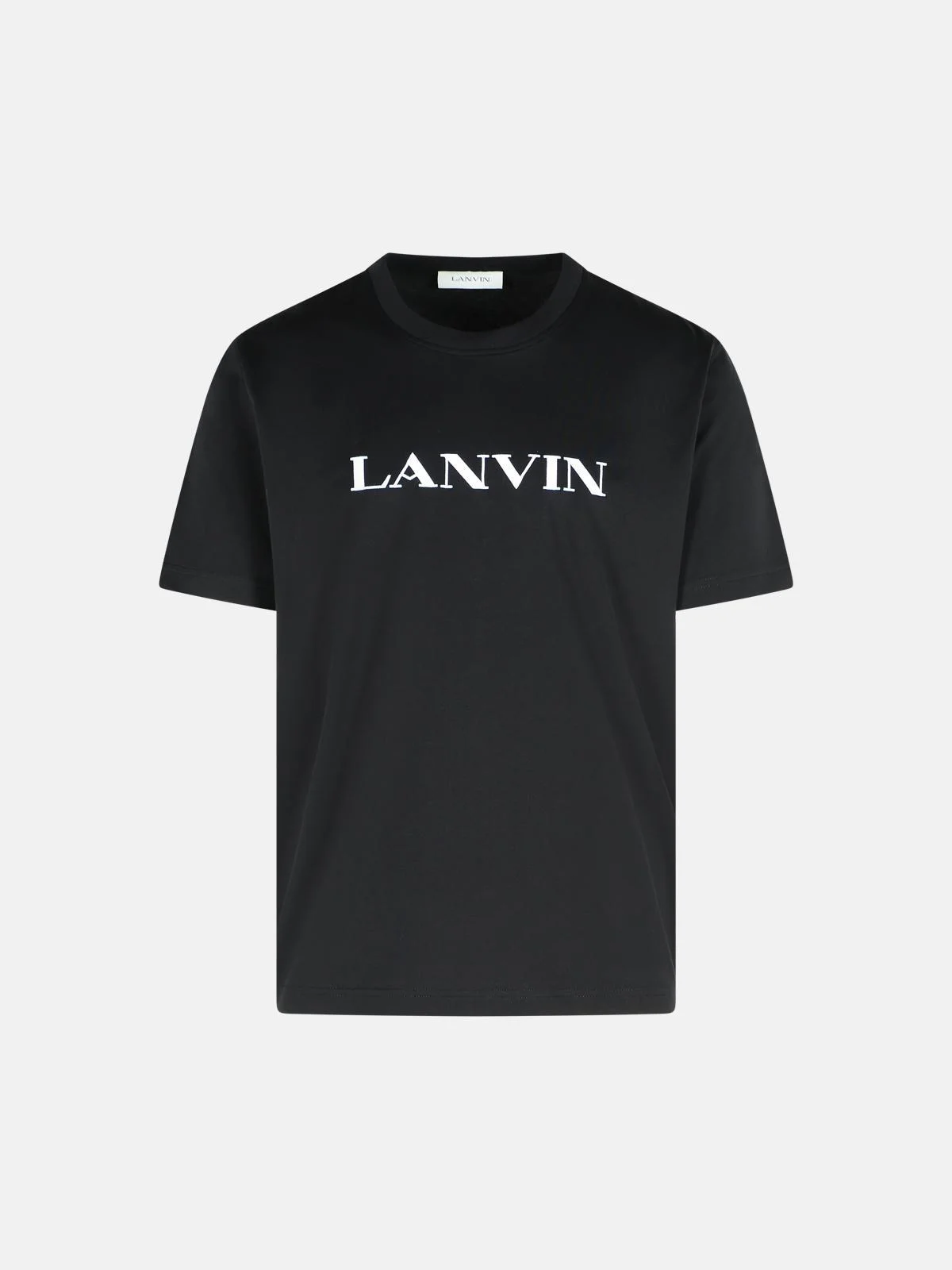 BLACK COTTON T-SHIRT - 1