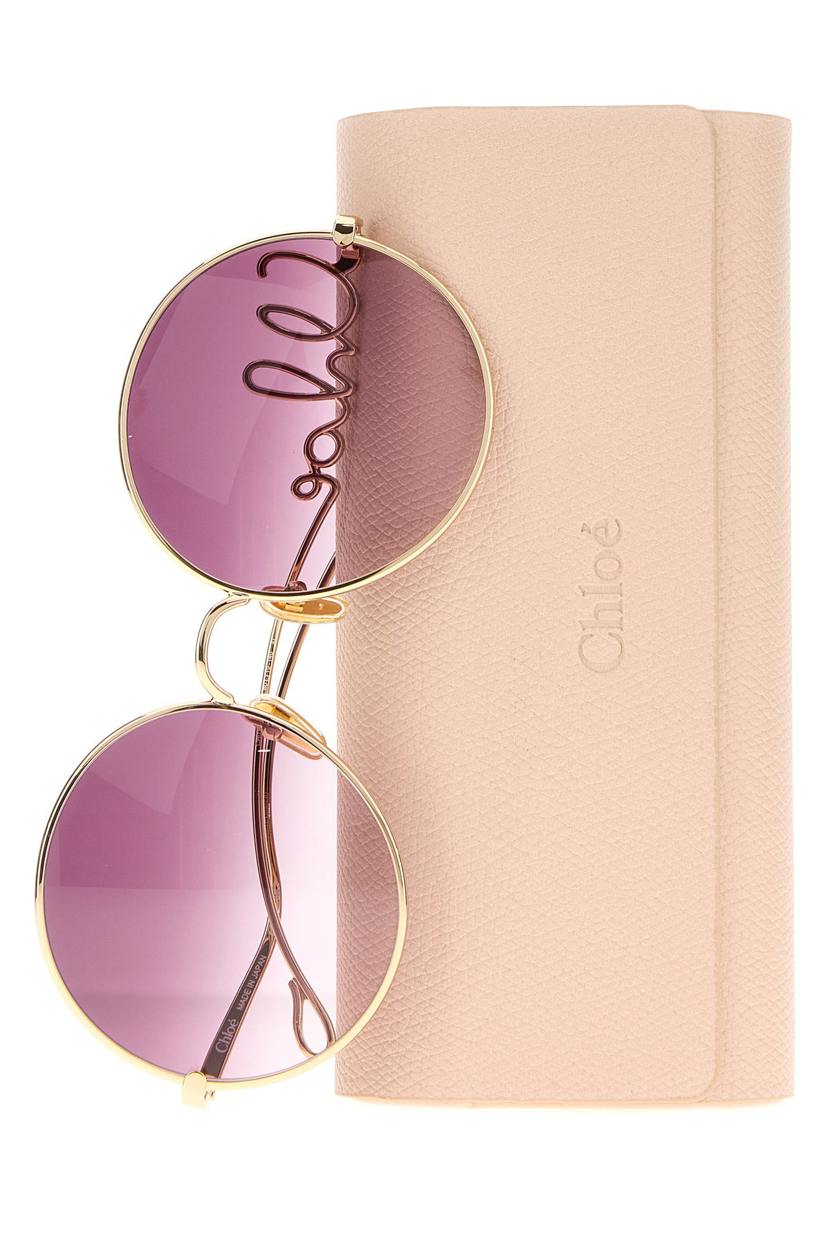Gold metal sunglasses - 3