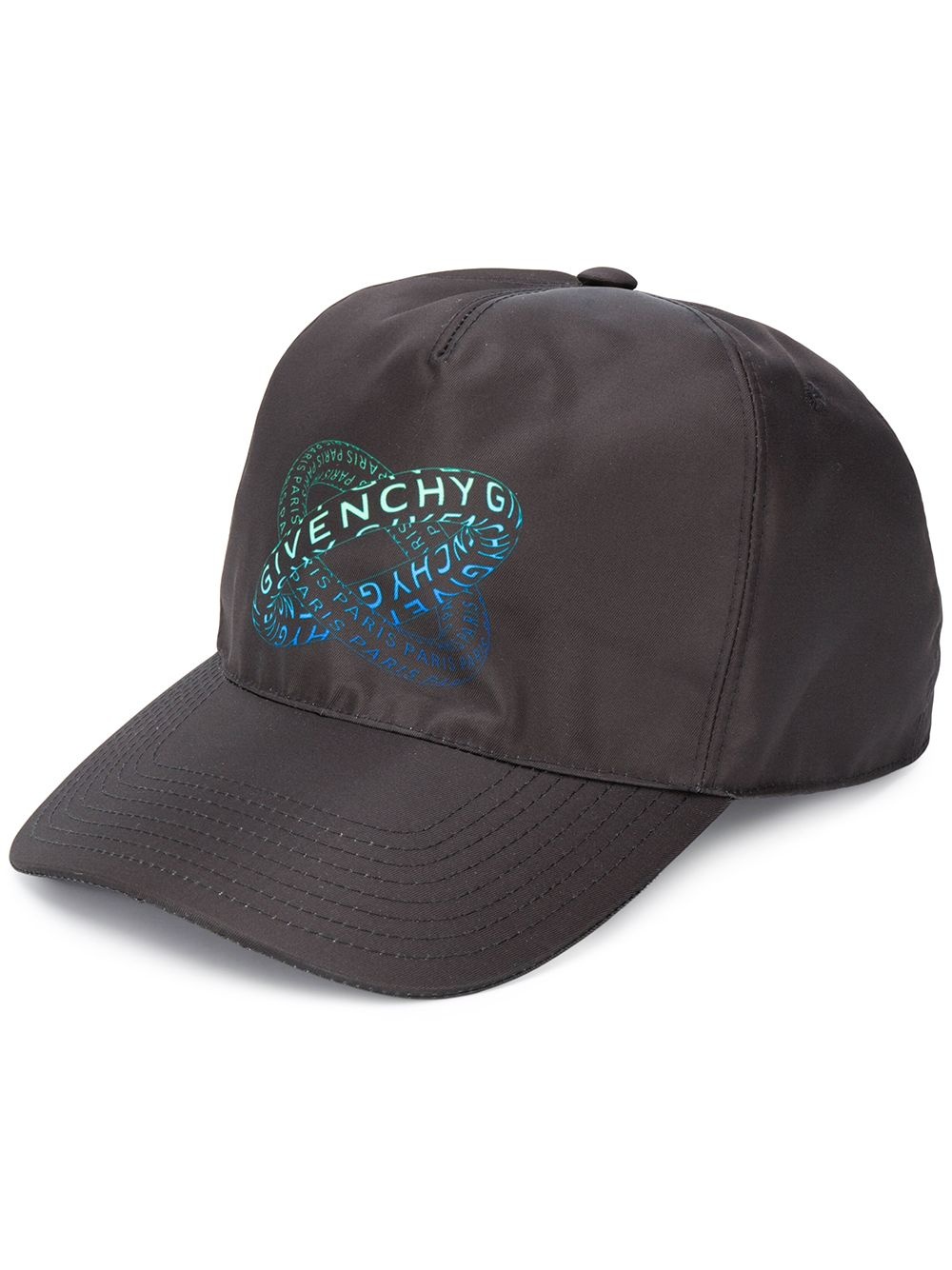 logo print cap - 1