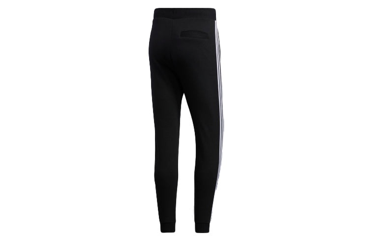 adidas neo M ESNTL 3S TP Bundle Feet Casual Sports Long Pants Black GJ8907 - 2
