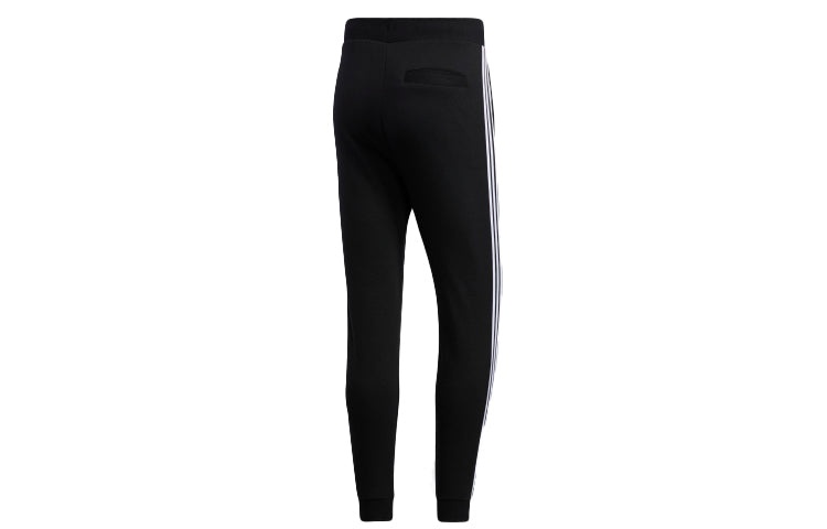 adidas neo M ESNTL 3S TP Bundle Feet Casual Sports Long Pants Black GJ8907 - 4