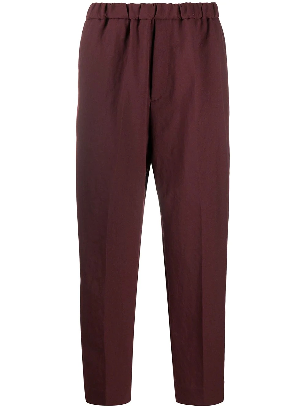 tapered cropped trousers - 1