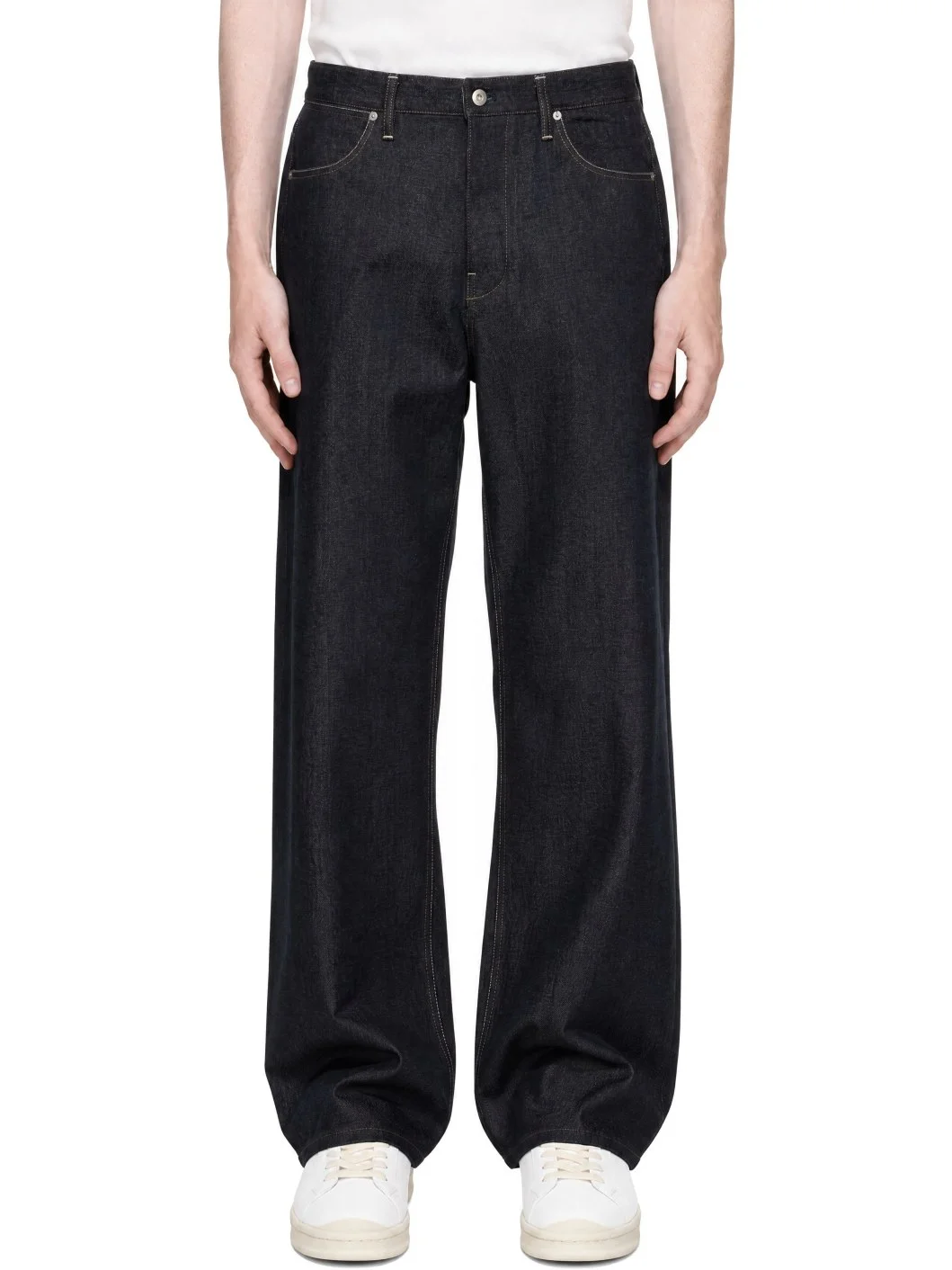 Blue Loose Denim Jeans - 1