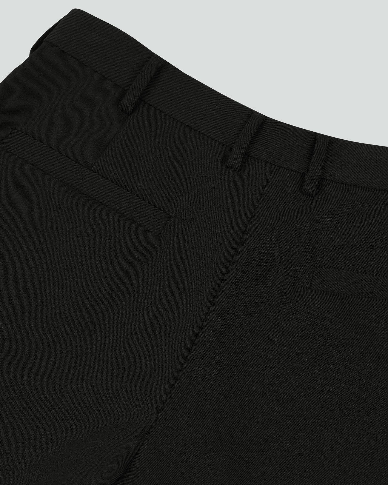 PUNY SHORT BLACK WOOL - 6