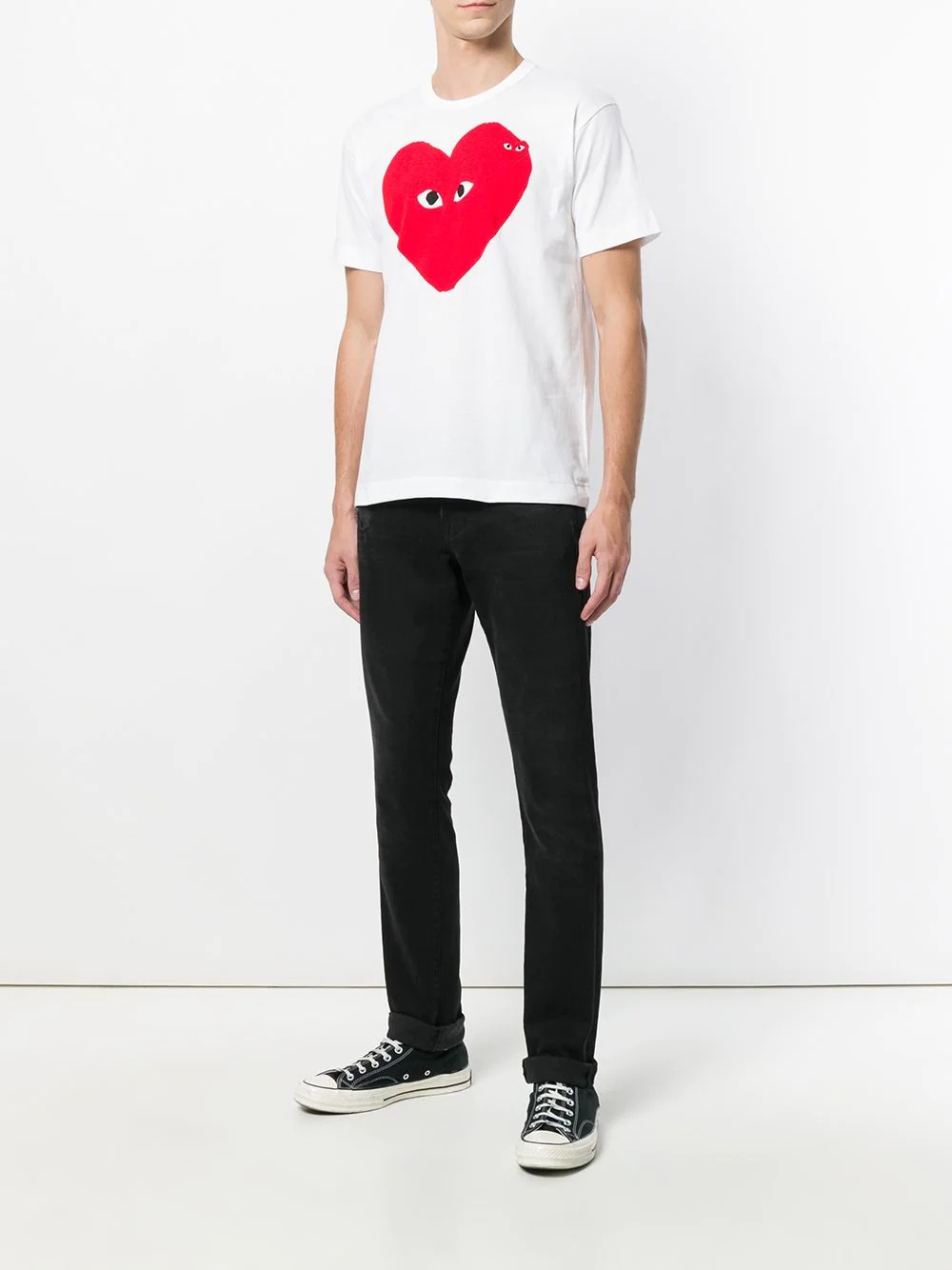 heart logo T-shirt - 3