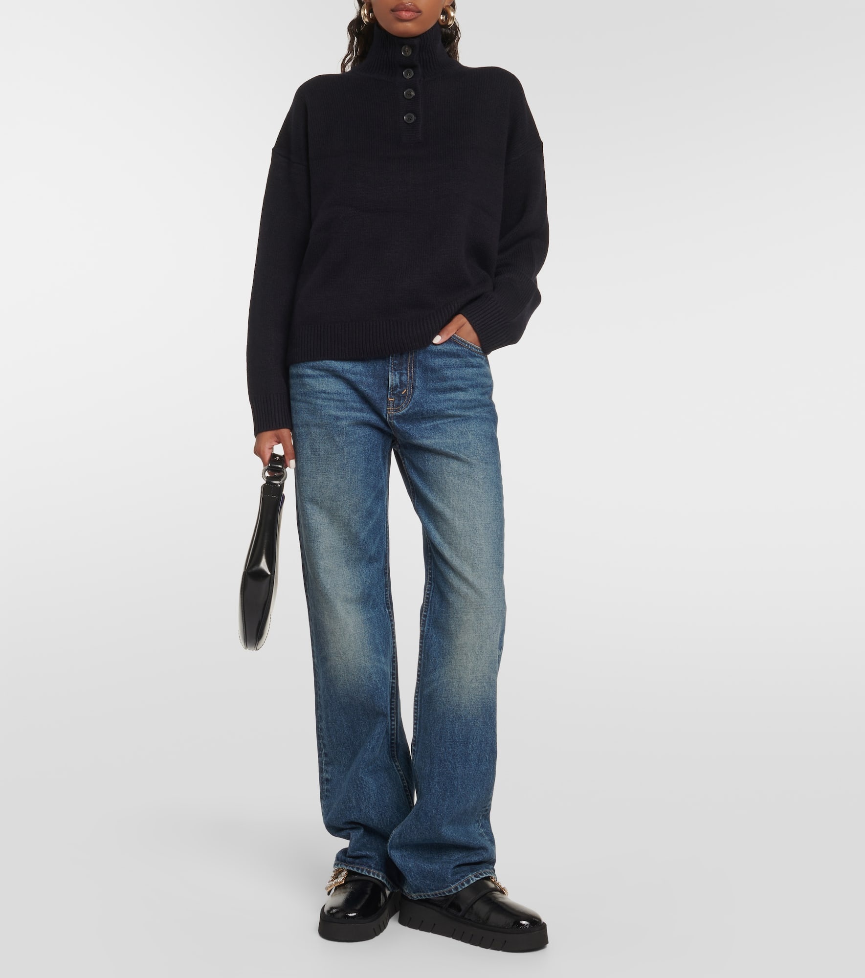 Viv Winter platform leather mules - 2