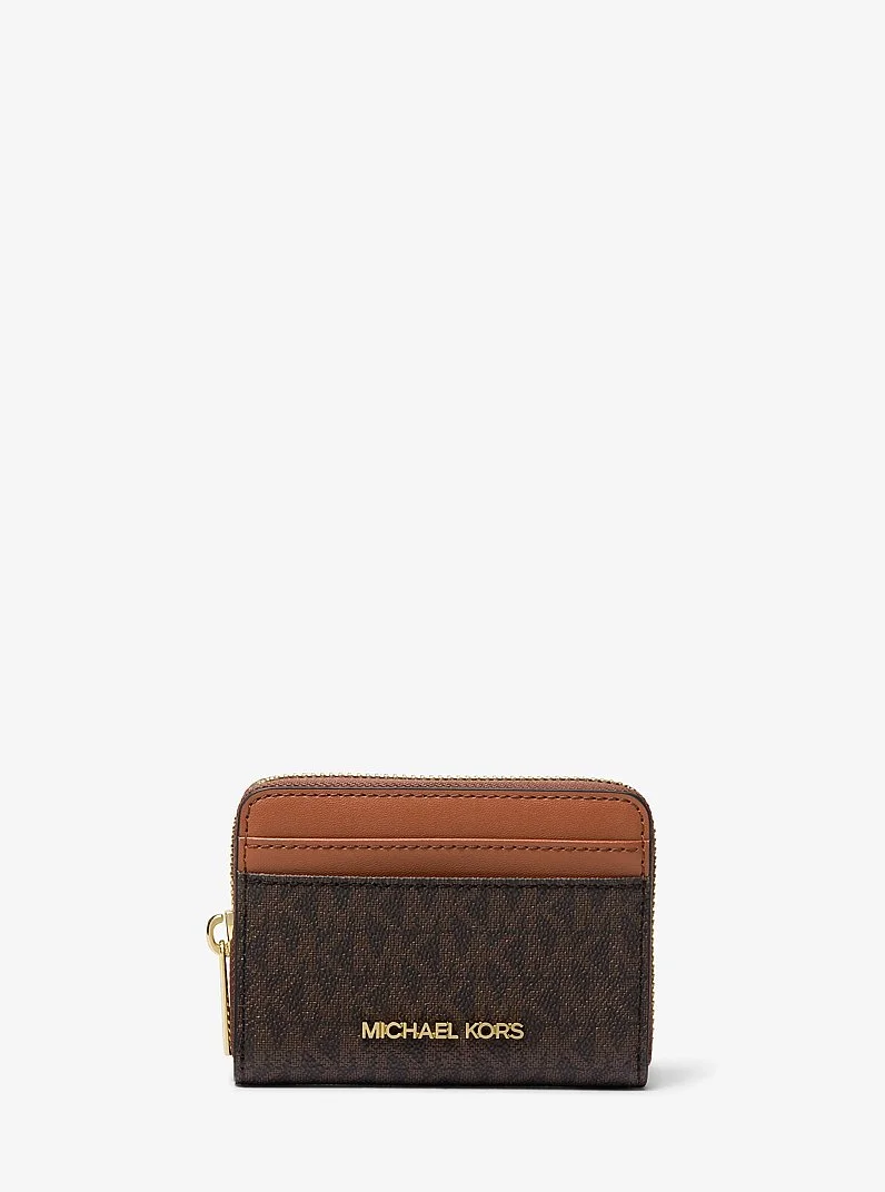 Jet Set Travel Medium Logo Zip-Around Card Case - 1