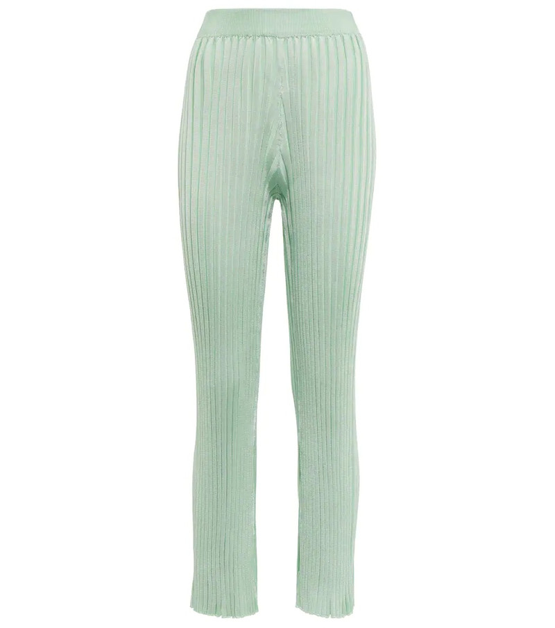 Ribbed-knit pants 1