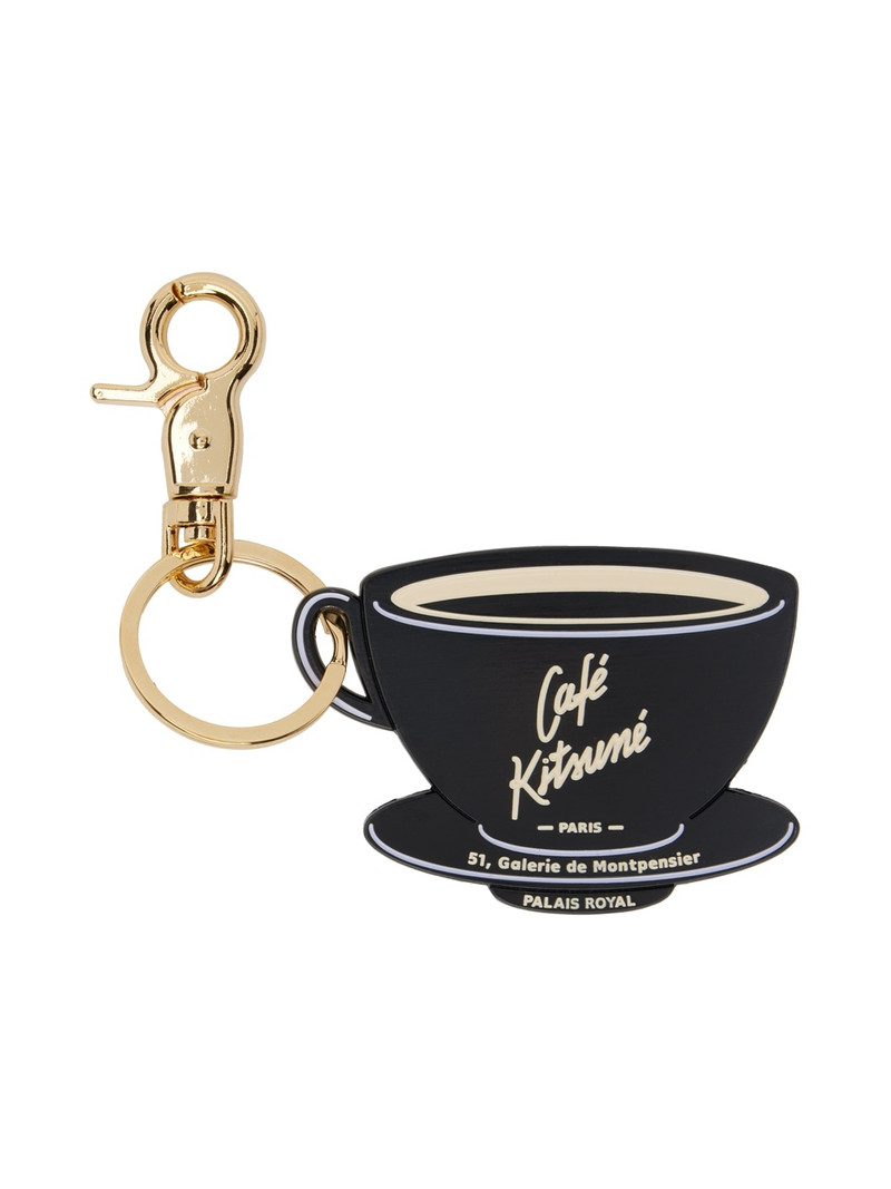 Gold & Black 'Café Kitsuné' Keychain 1