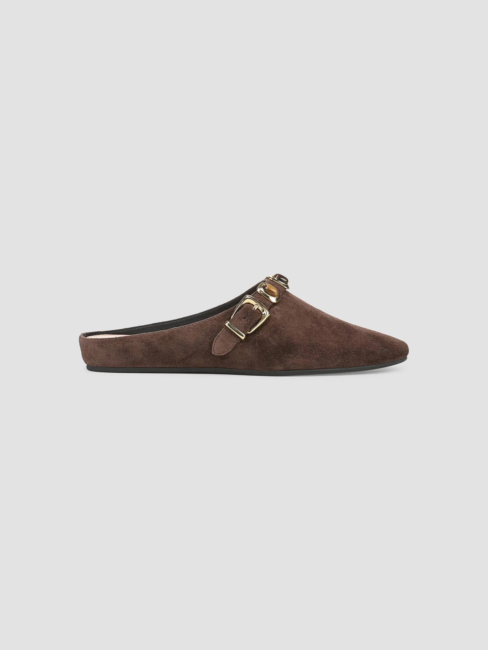 Women's Narcisa Suede Mule Clogs - Espresso - 1