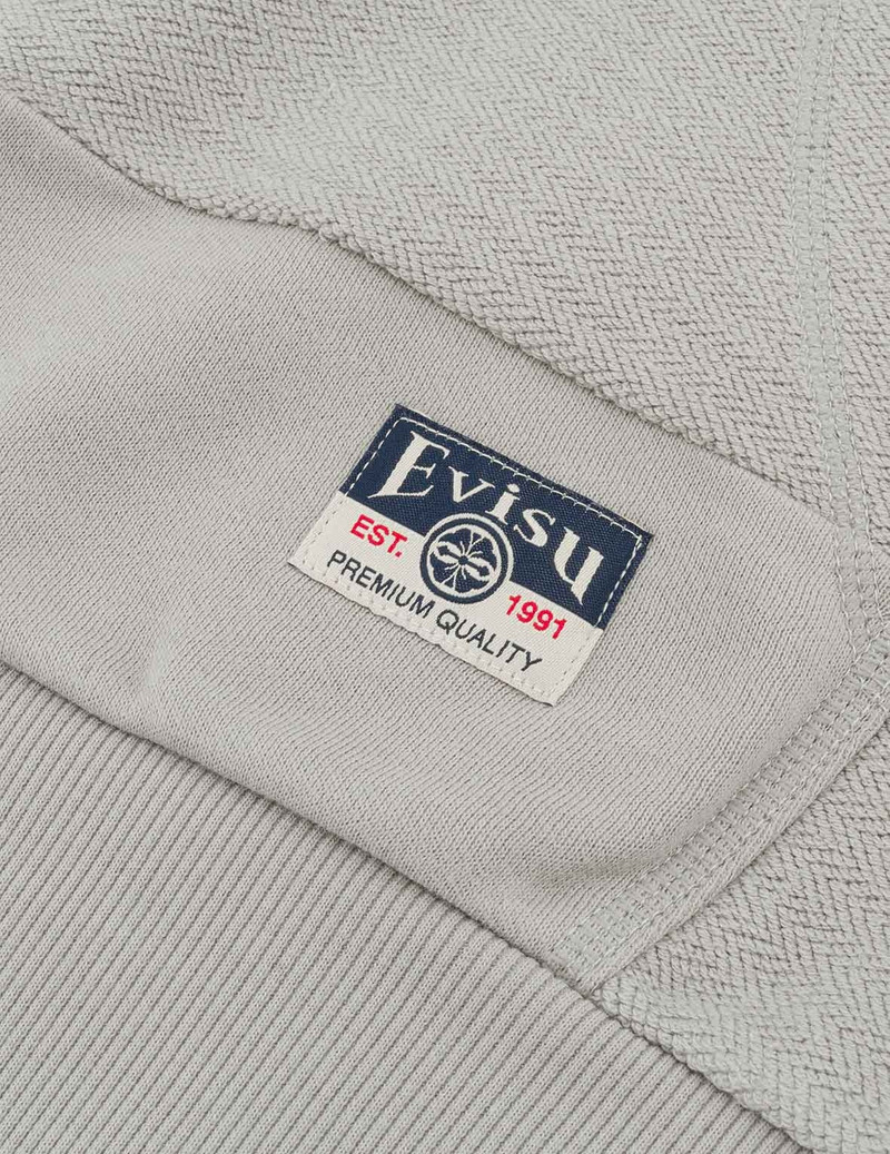 Seagull Embroidery and Fabric Blocking Relax Fit Hoodie 9