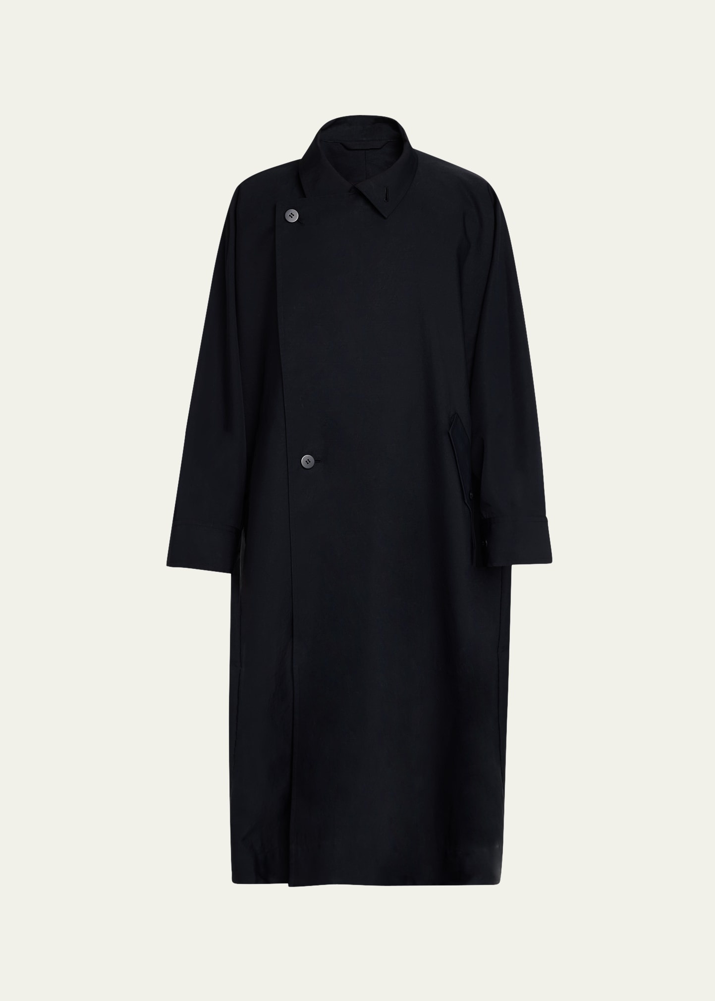 Men's Oversized Trench Coat - 1