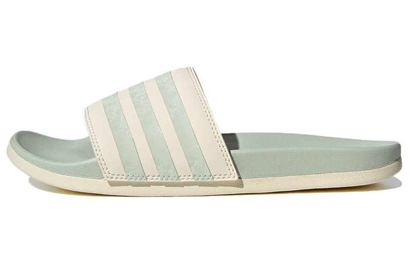 adidas (WMNS) adidas Adilette Comfort Slide 'White Linen Green' H03620 outlook