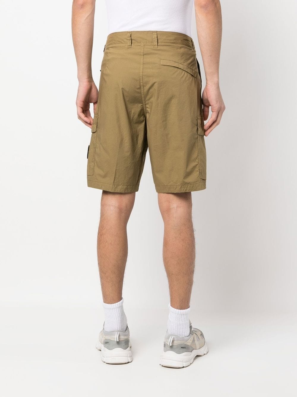 side logo-patch bermuda shorts - 4
