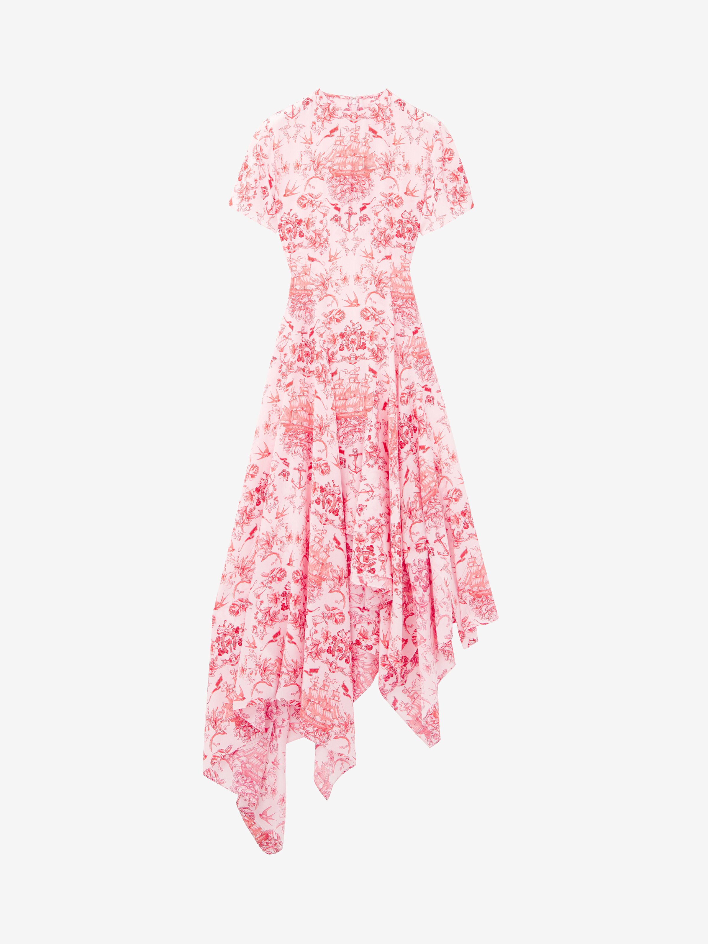 Sailor Tattoo Asymmetric Dress - 1