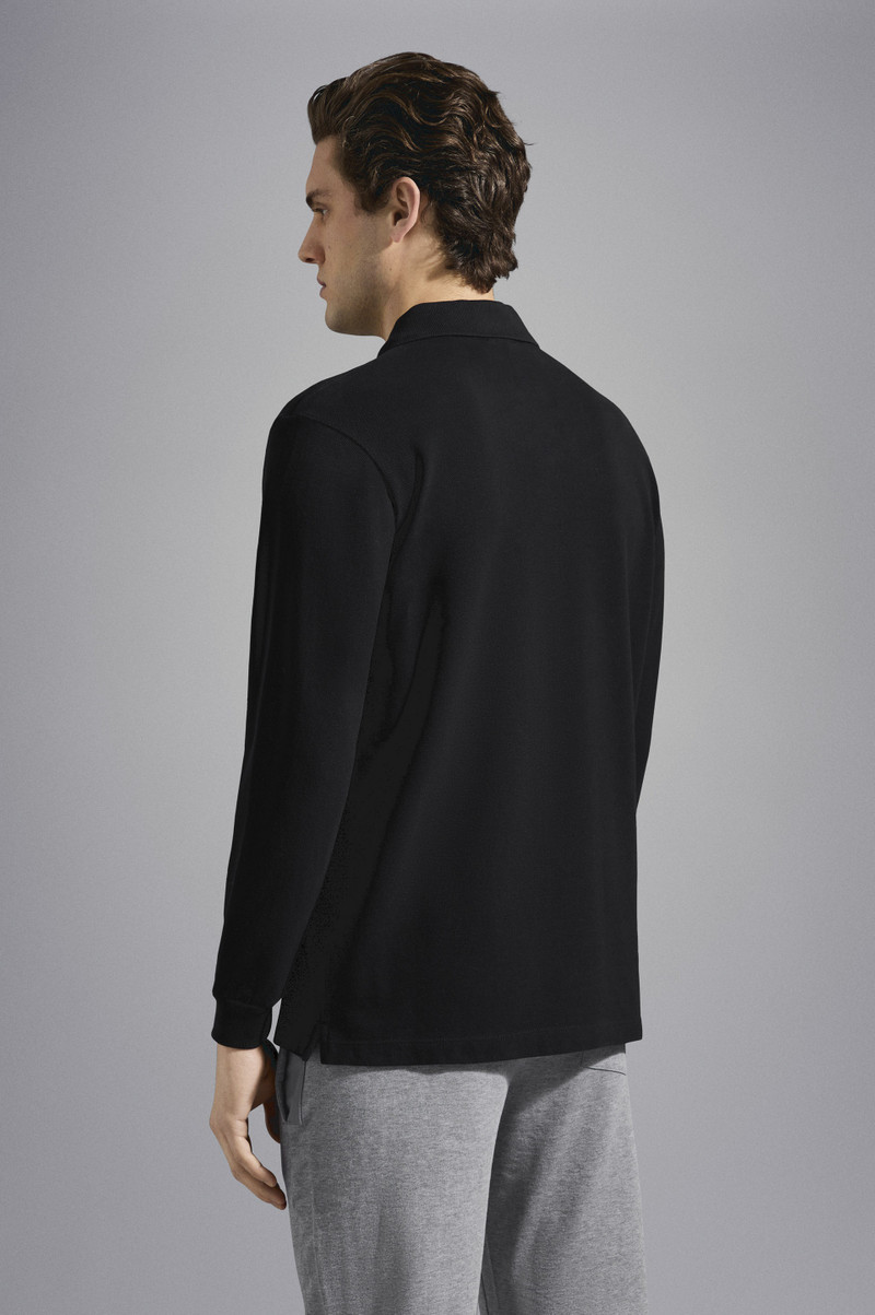 COTTON PIQUÉ POLO SHIRT WITH ICONIC BADGE 3