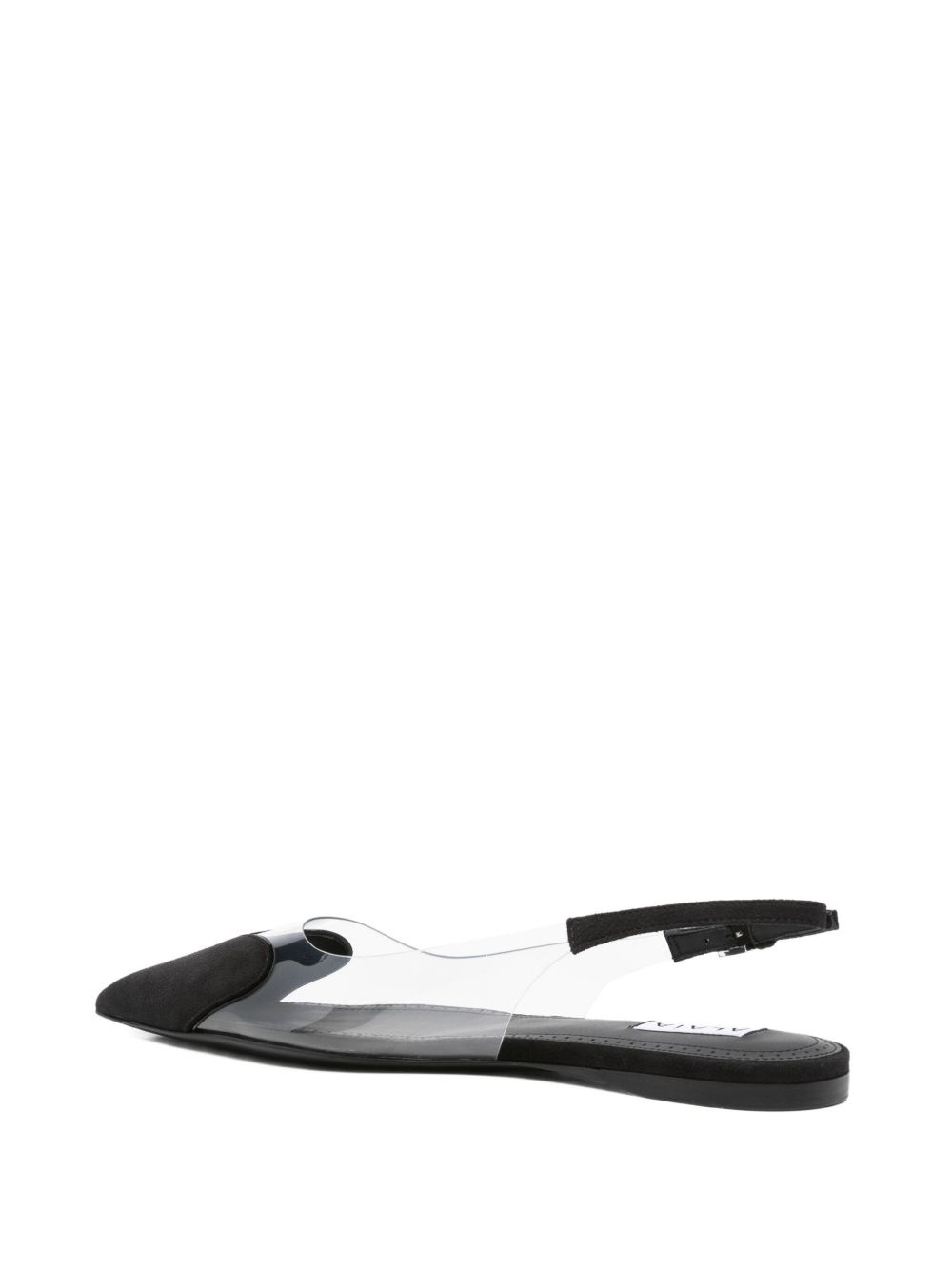 slingback pointed-toe ballet flats - 3