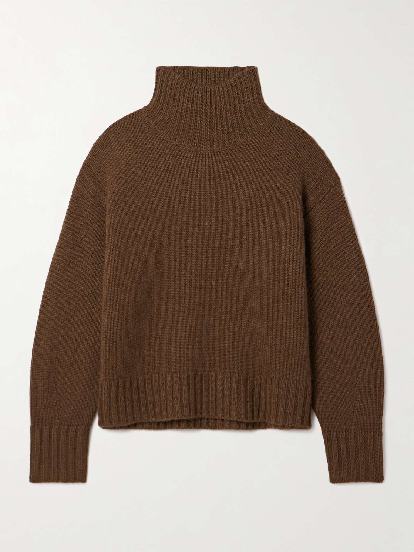 Cashmere turtleneck sweater Brown - 1