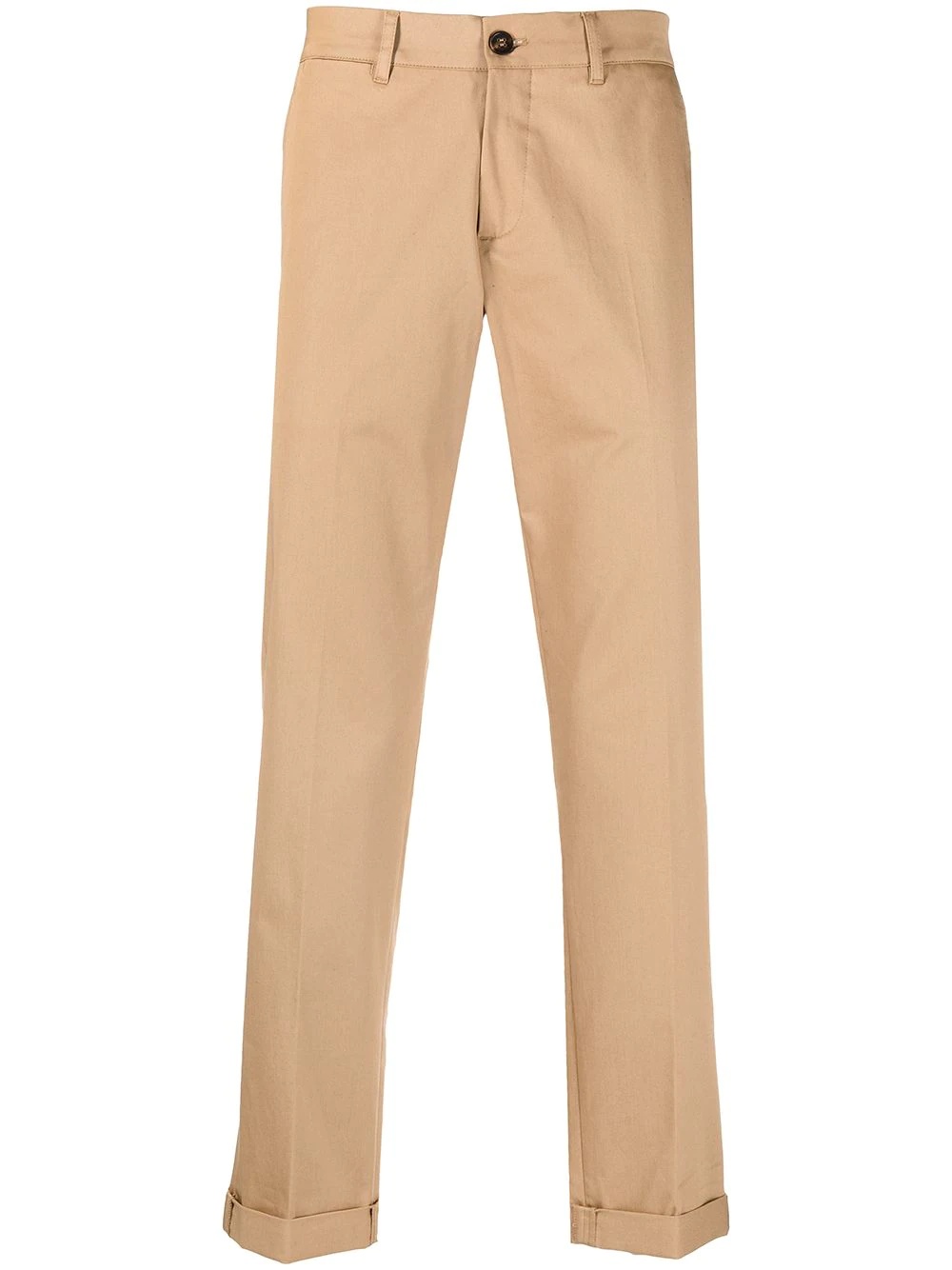 straight-leg chino trousers - 1