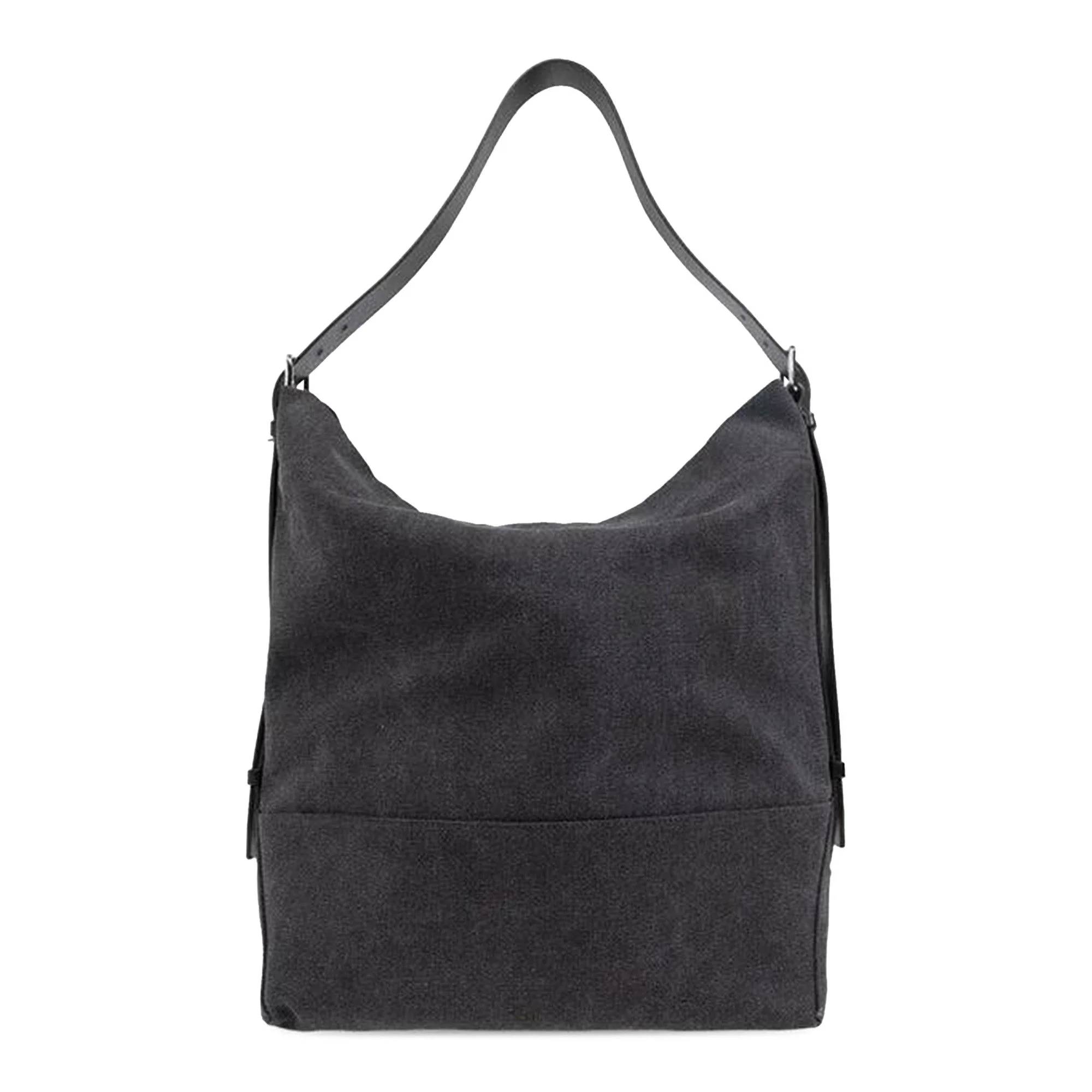 Lemaire Belted Tote Bag 'Ash Black' - 1