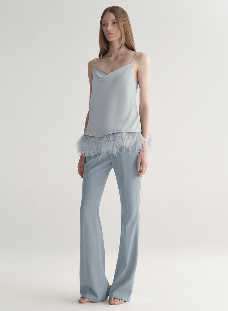 Eliza Feather Trimmed Camisole Top 6