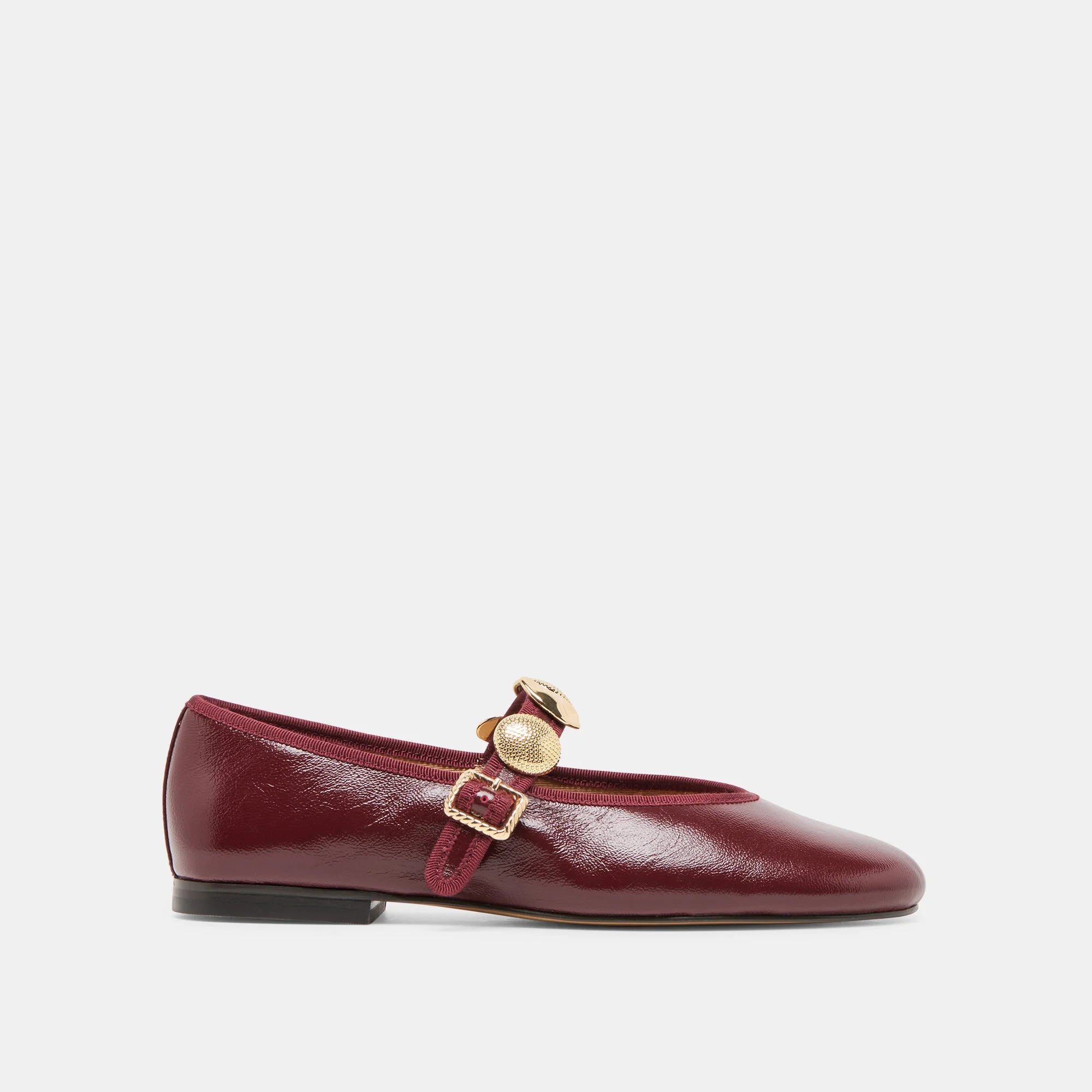 RELAN BALLET FLATS OXBLOOD LEATHER - 1