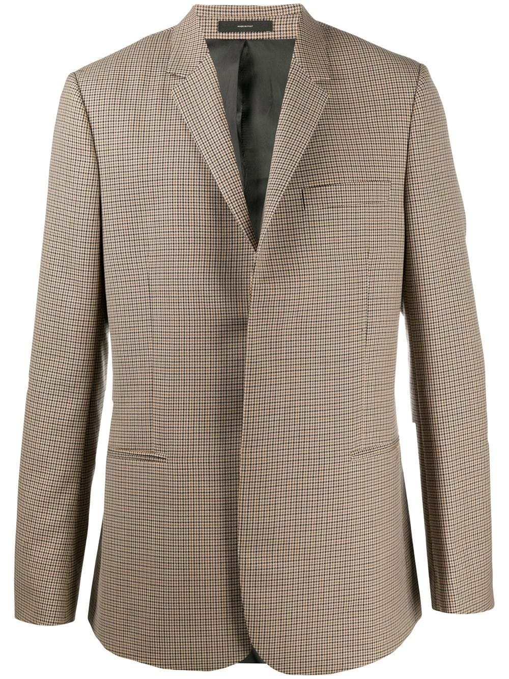 micro check jacket - 1