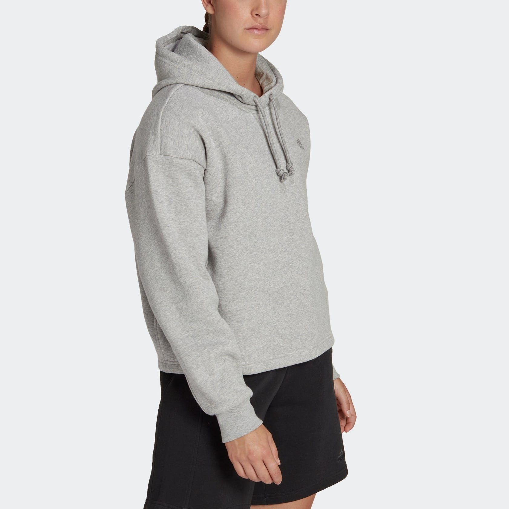(WMNS) adidas All Szn Hoodies 'Grey' HC8836 - 3