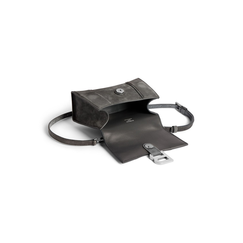 Women's Hourglass Handbag Xs in Storm Grey 5