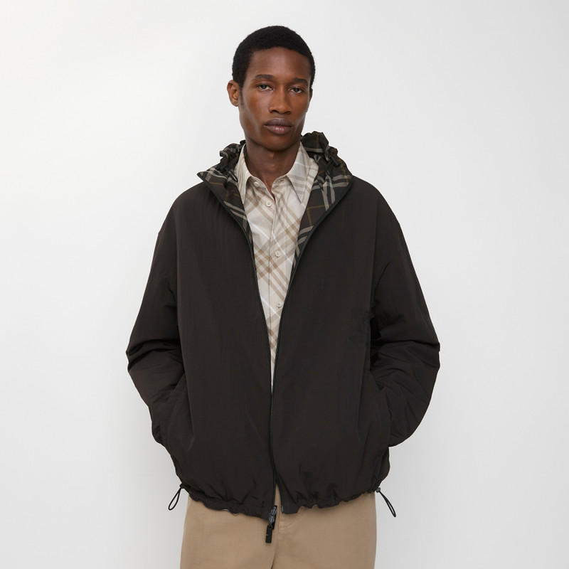 Reversible Check Hooded Jacket 3