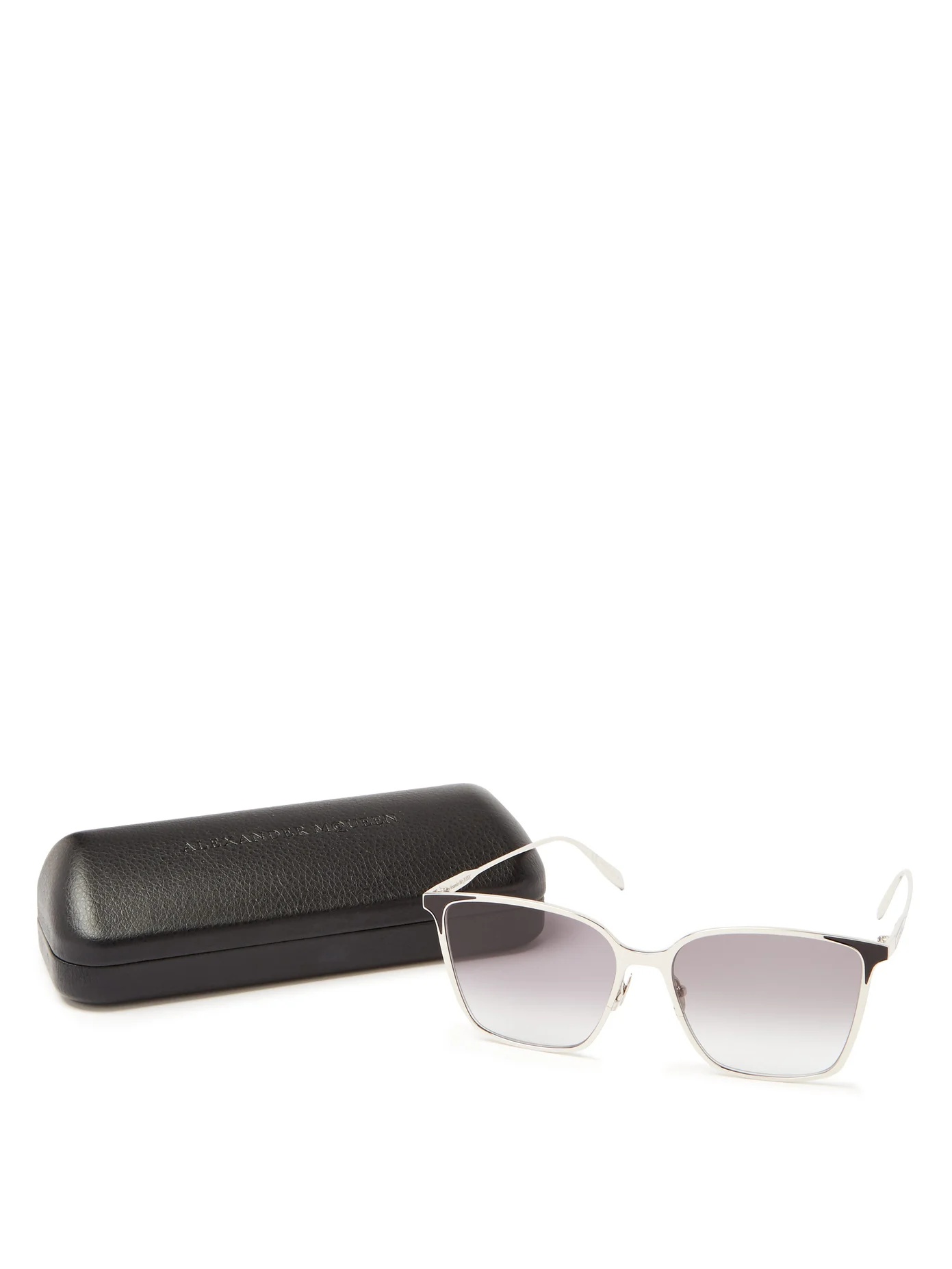 Square metal sunglasses - 4