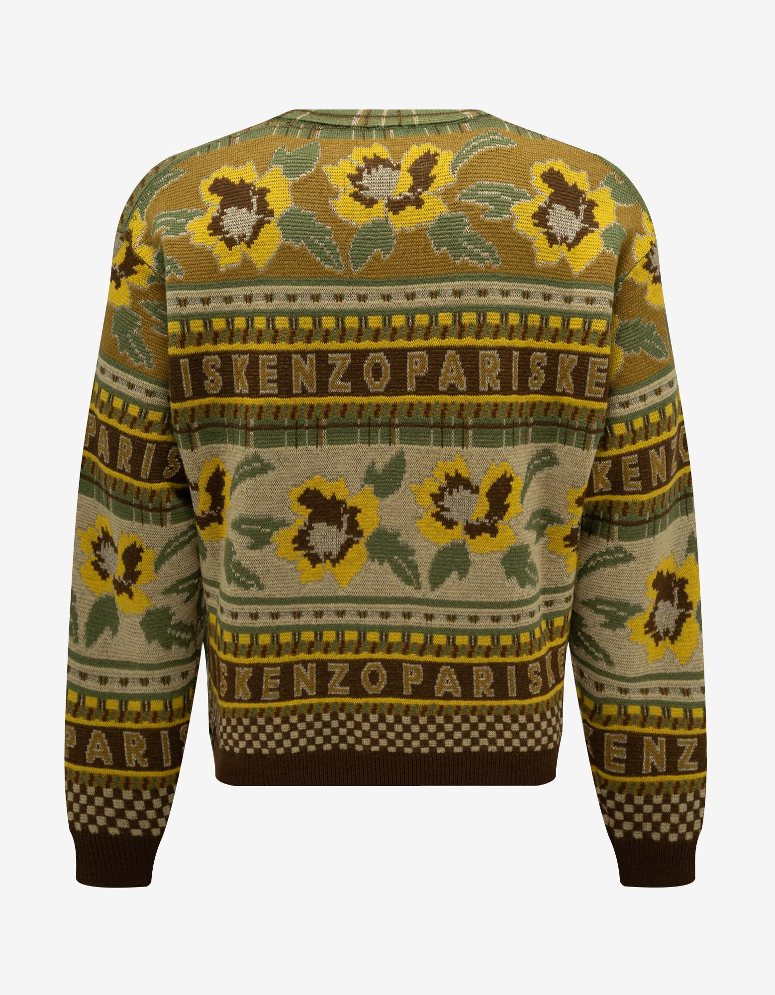 Kenzo Yellow Fair Isle Sweater - 2