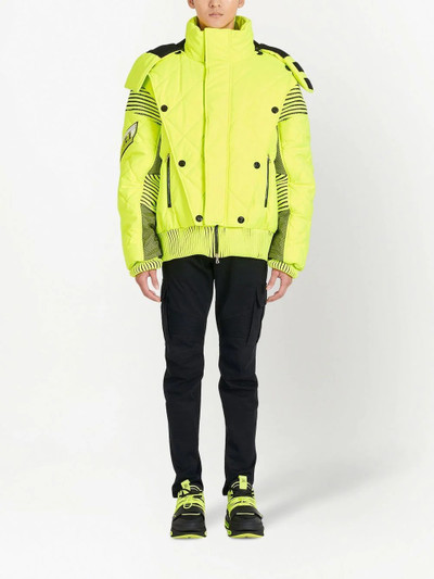 Balmain hooded padded jacket outlook