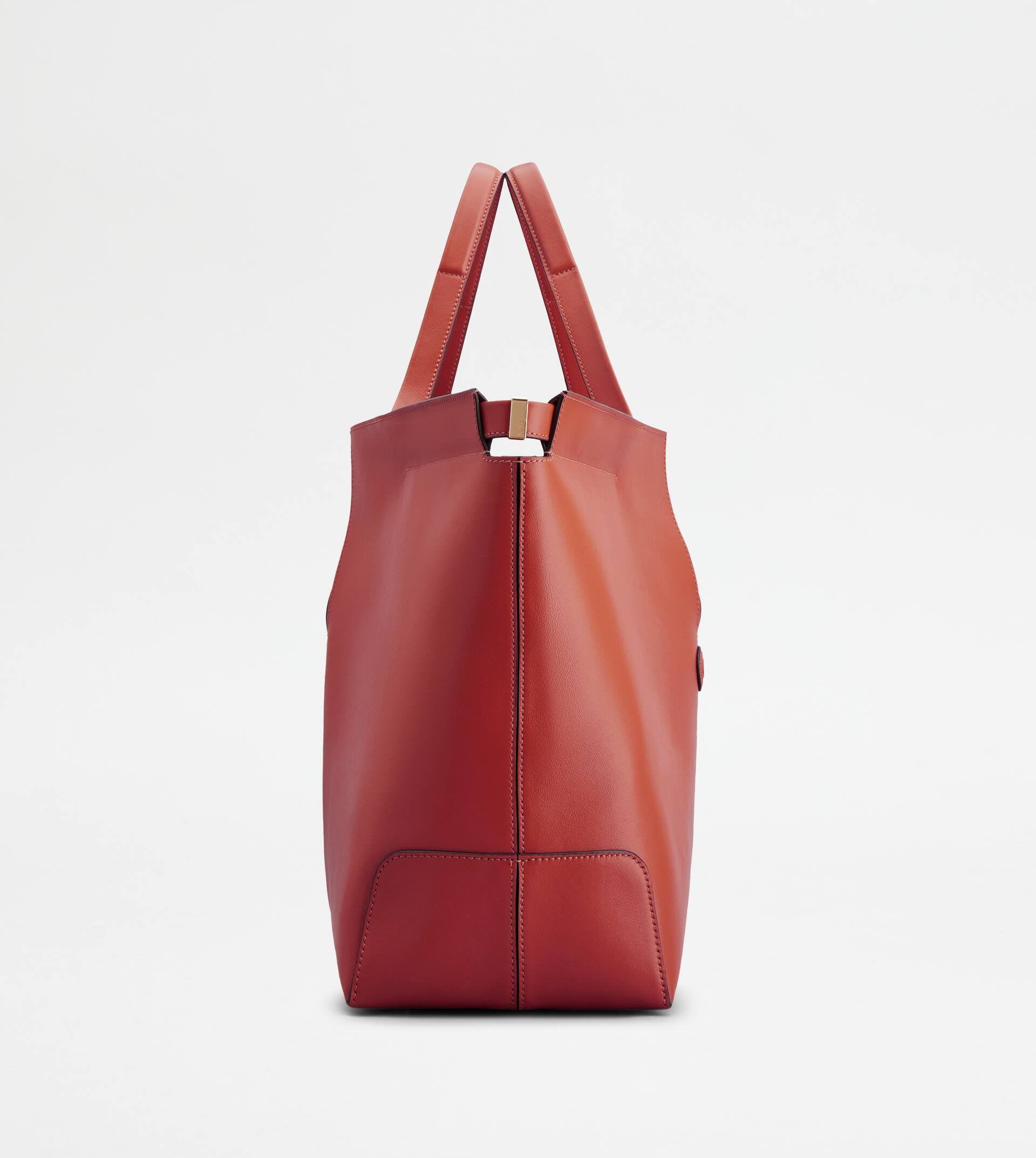 TOD'S DI BAG FOLIO IN LEATHER MEDIUM - RED - 2