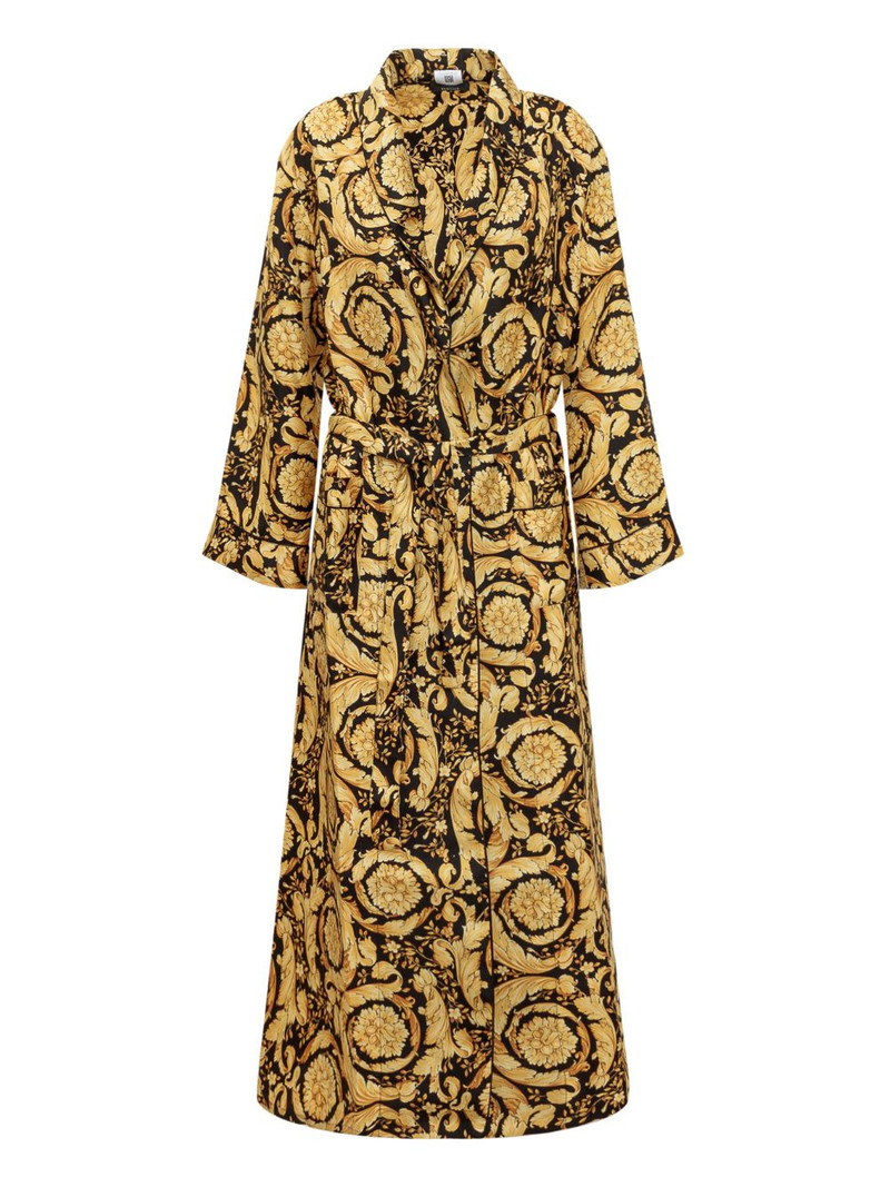 Barocco-print midi dress 1