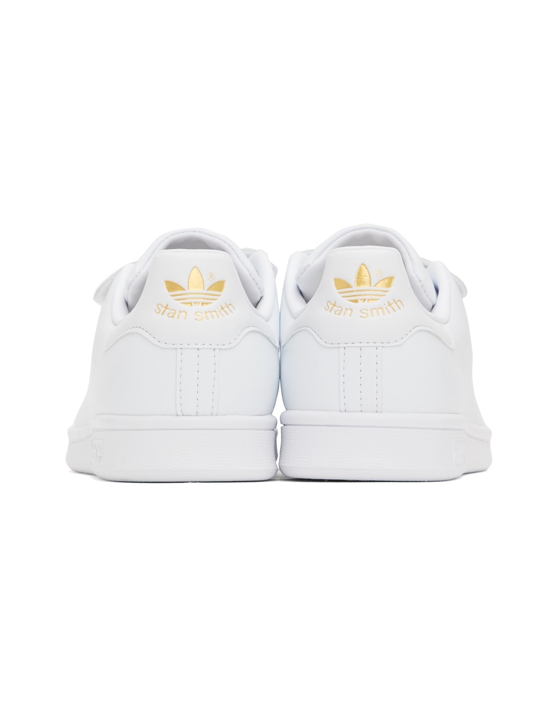 White & Gold Stan Smith Sneakers - 2