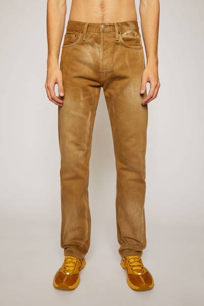 Acne Studios Classic fit jeans beige outlook