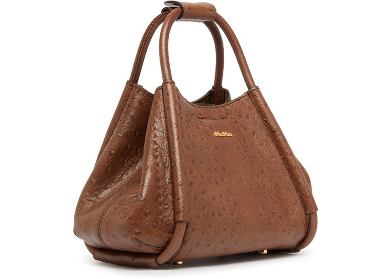 Max Mara Marinxsostrich top handle bag outlook