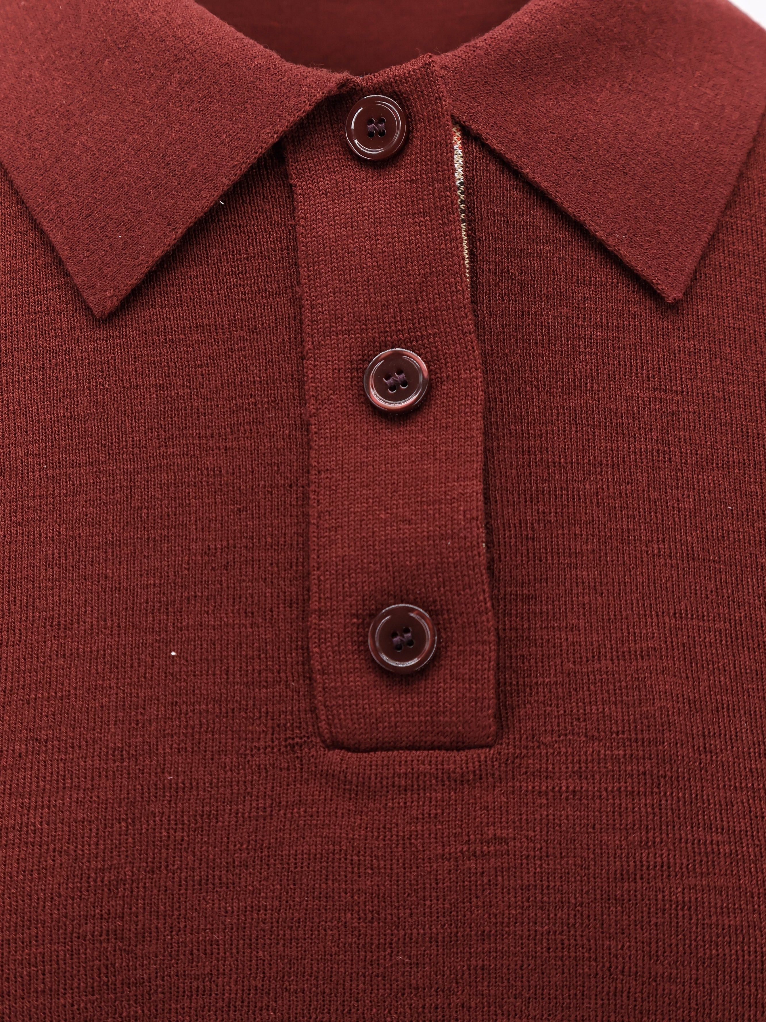 Burberry Wool Polo Shirt - 3