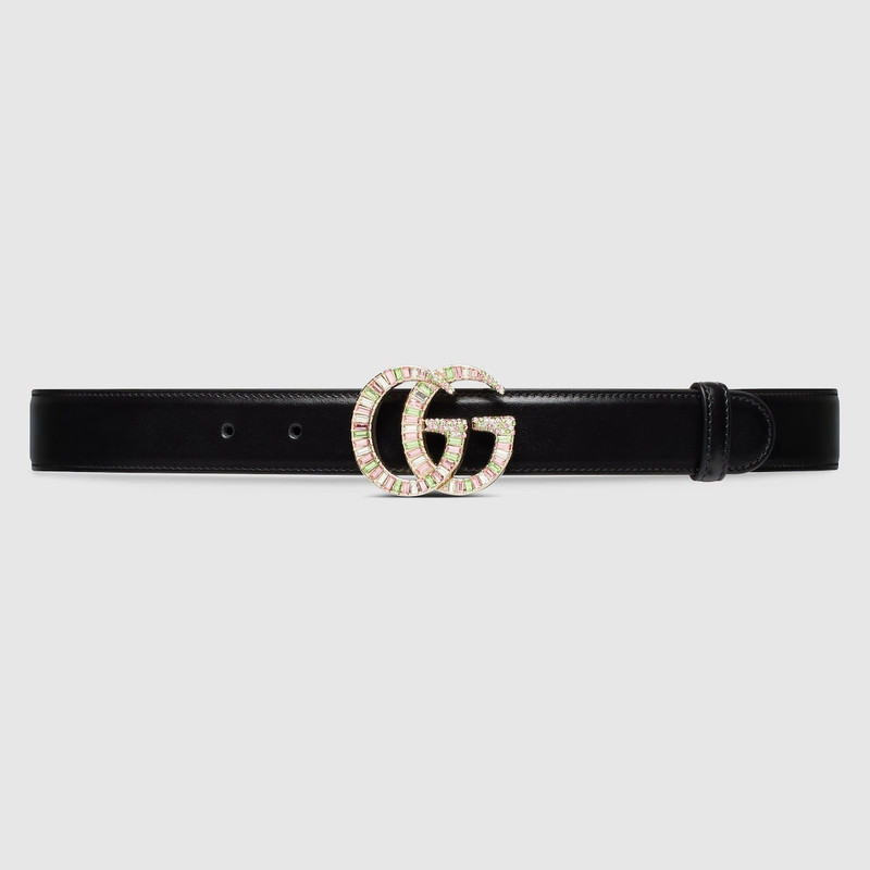 GG Marmont belt with crystal buckle 1