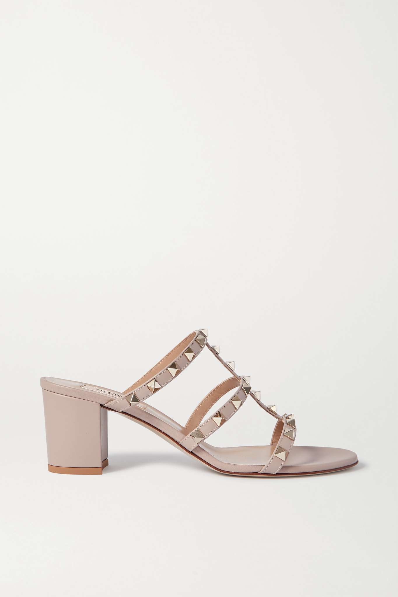 Valentino Garavani Rockstud 60 leather mules - 1