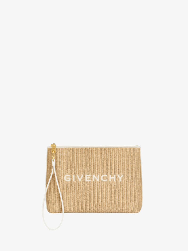 GIVENCHY TRAVEL POUCH IN RAFFIA 1