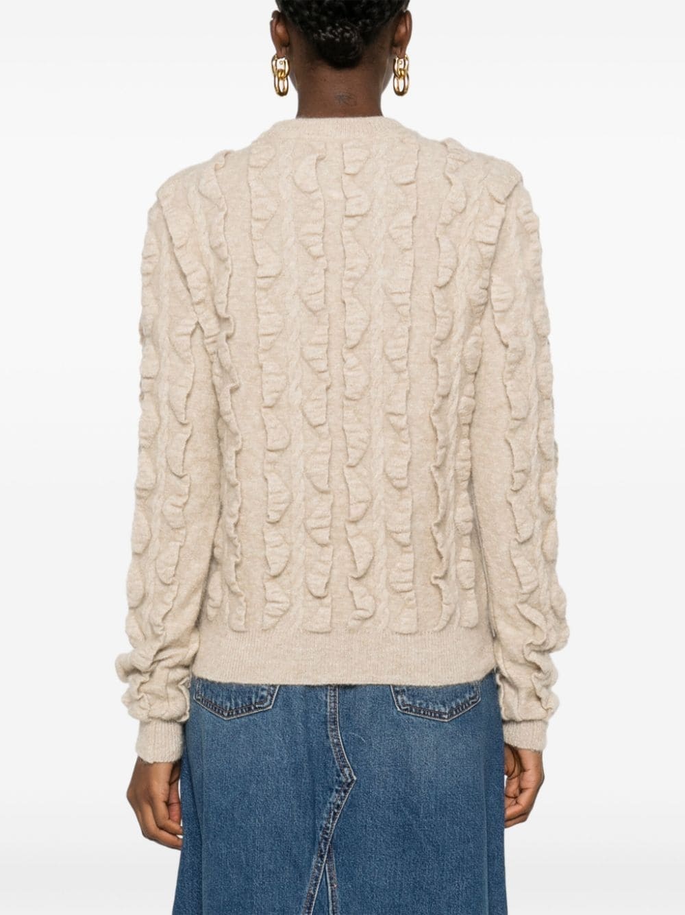 logo-plaque sweater - 4