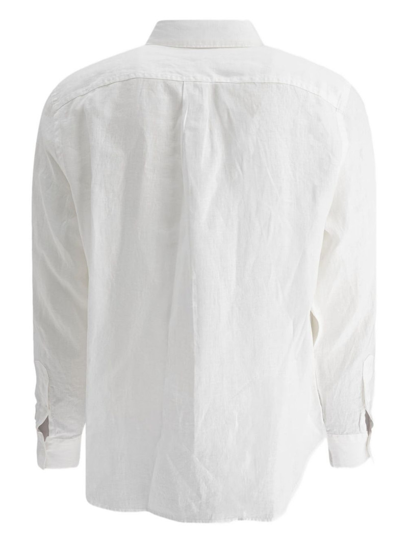 Vince double-pocket linen shirt outlook