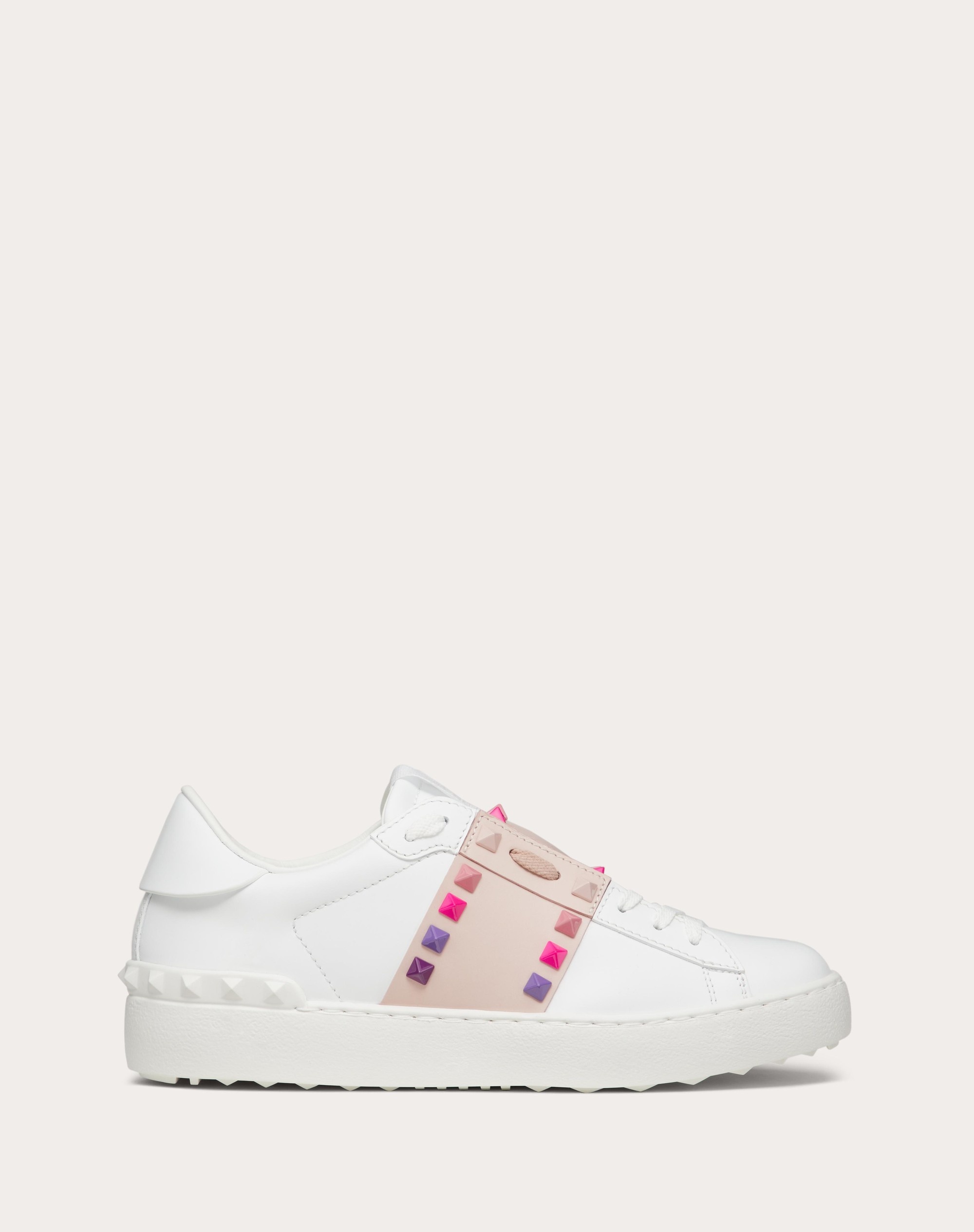 ROCKSTUD UNTITLED CALFSKIN SNEAKER - 1