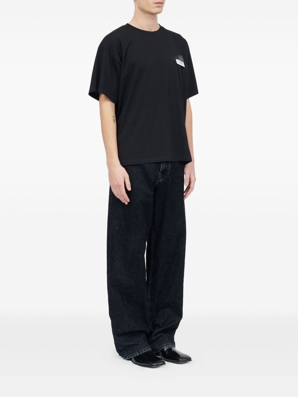 Numbers-print T-shirt - 3