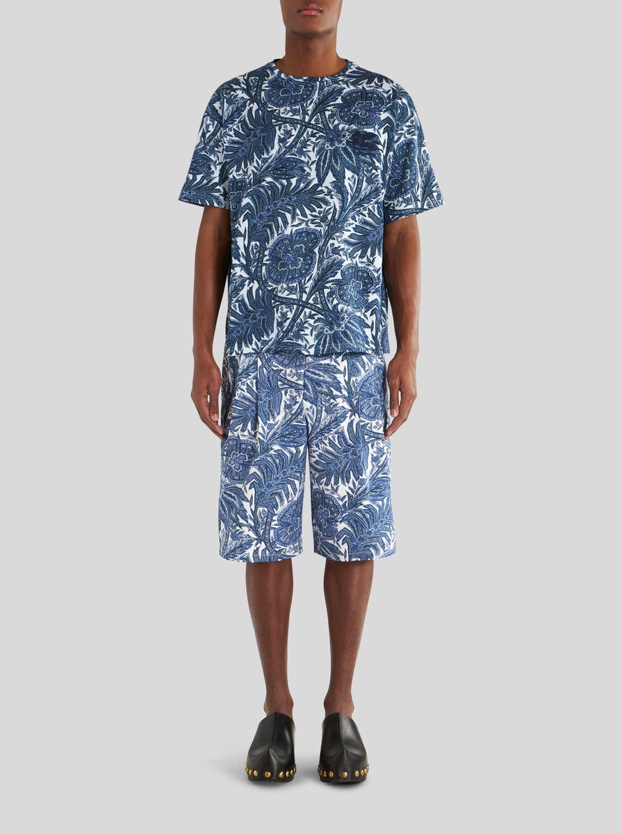 FOLIAGE PATTERN BERMUDAS - 3